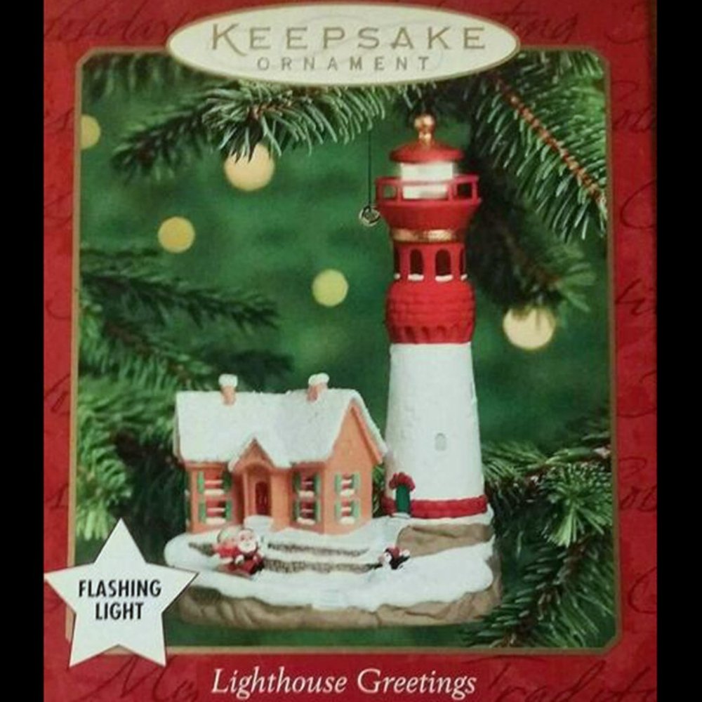 Collectibles: Hallmark Collection Lighthouse Ornament 2000 NIB!